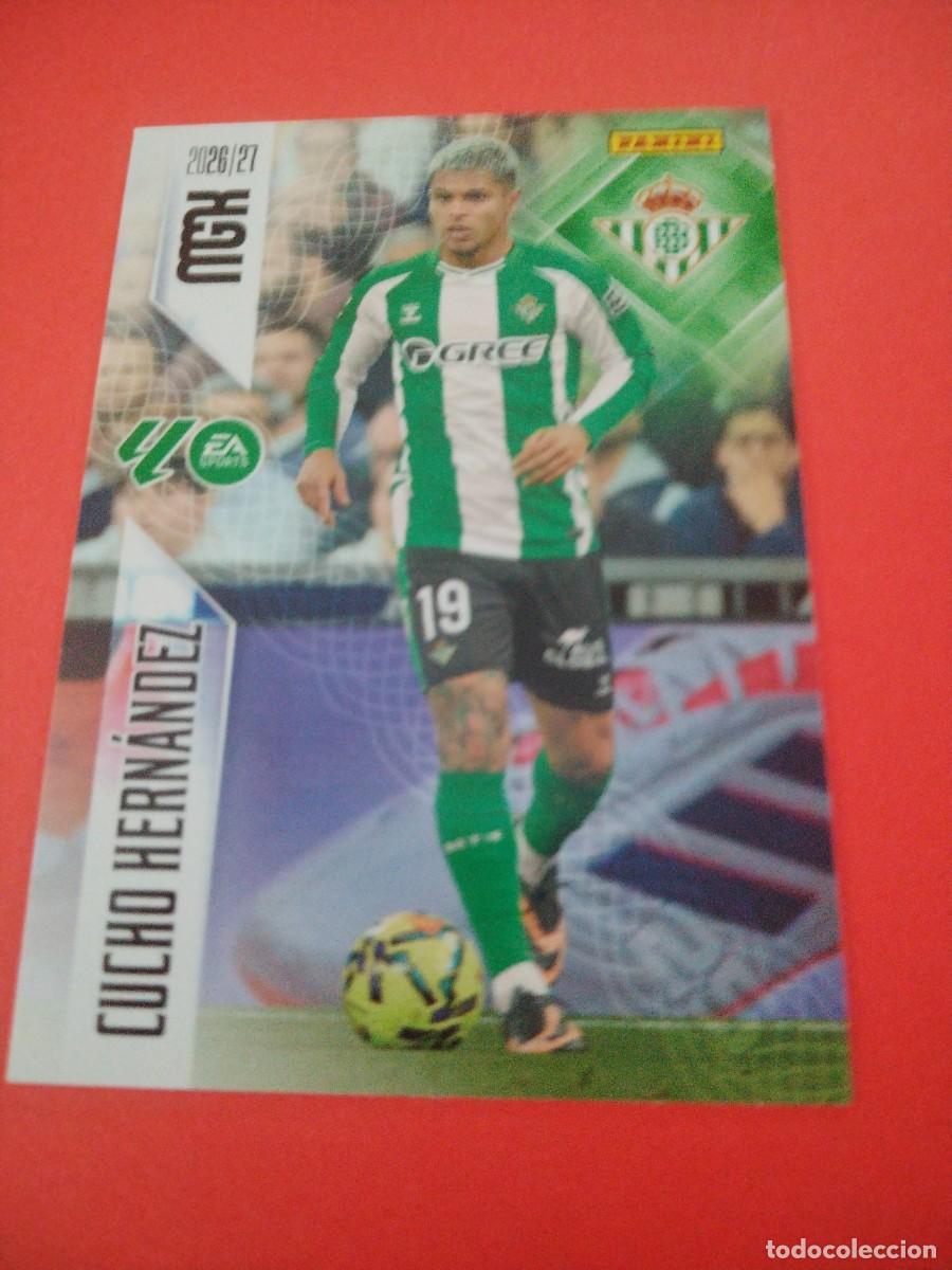 Cromos de f&uacute;tbol: MEGACRACKS 2026 2027 REAL BETIS N 107 CUCHO
