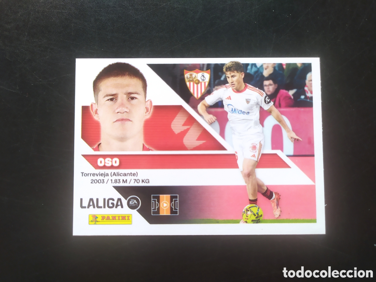 Cromos de f&uacute;tbol: Liga este 2026 2027 26 27 panini Oso n&deg; 11 Sevilla