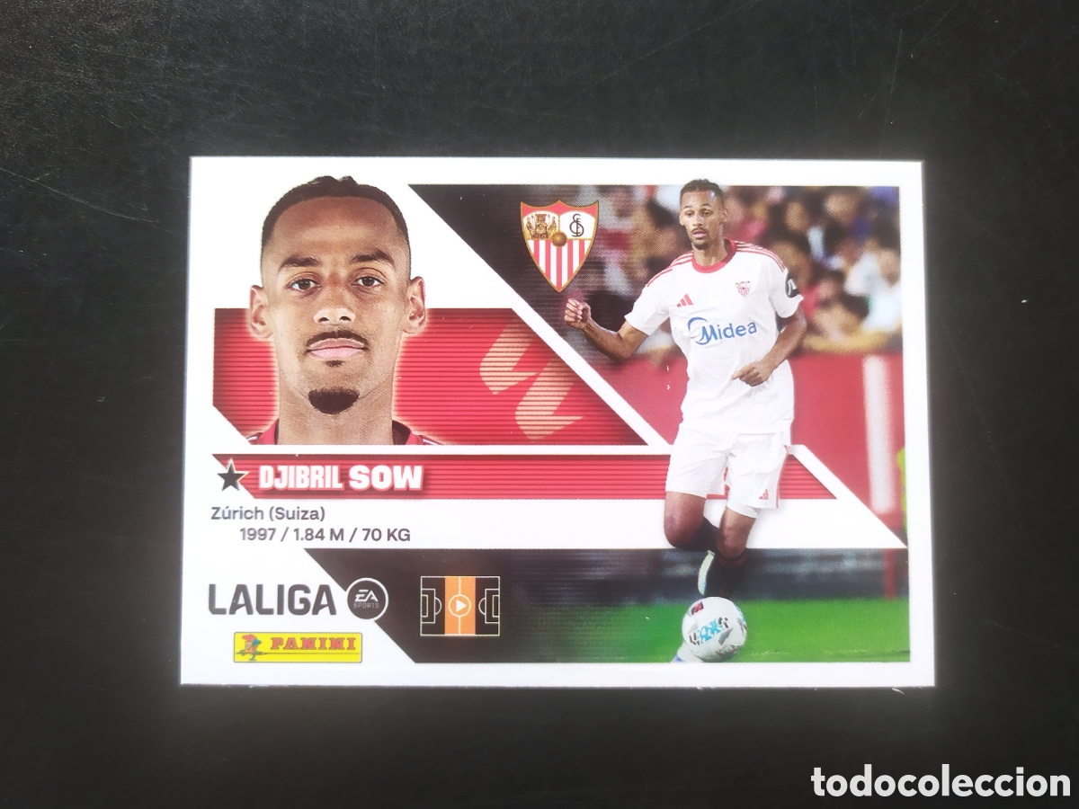 Cromos de f&uacute;tbol: Liga este 2026 2027 26 27 panini Sow n&deg; 14 Sevilla