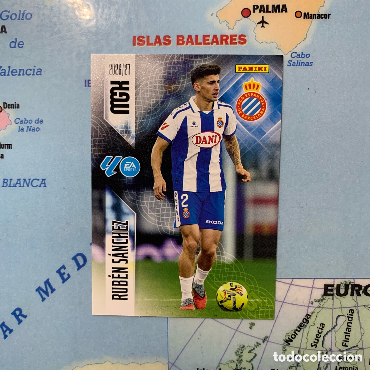 Cromos de f&uacute;tbol: Ruben S&aacute;nchez N&uacute;mero 167 del Espa&ntilde;ol megacracks 26-27 2026-2027