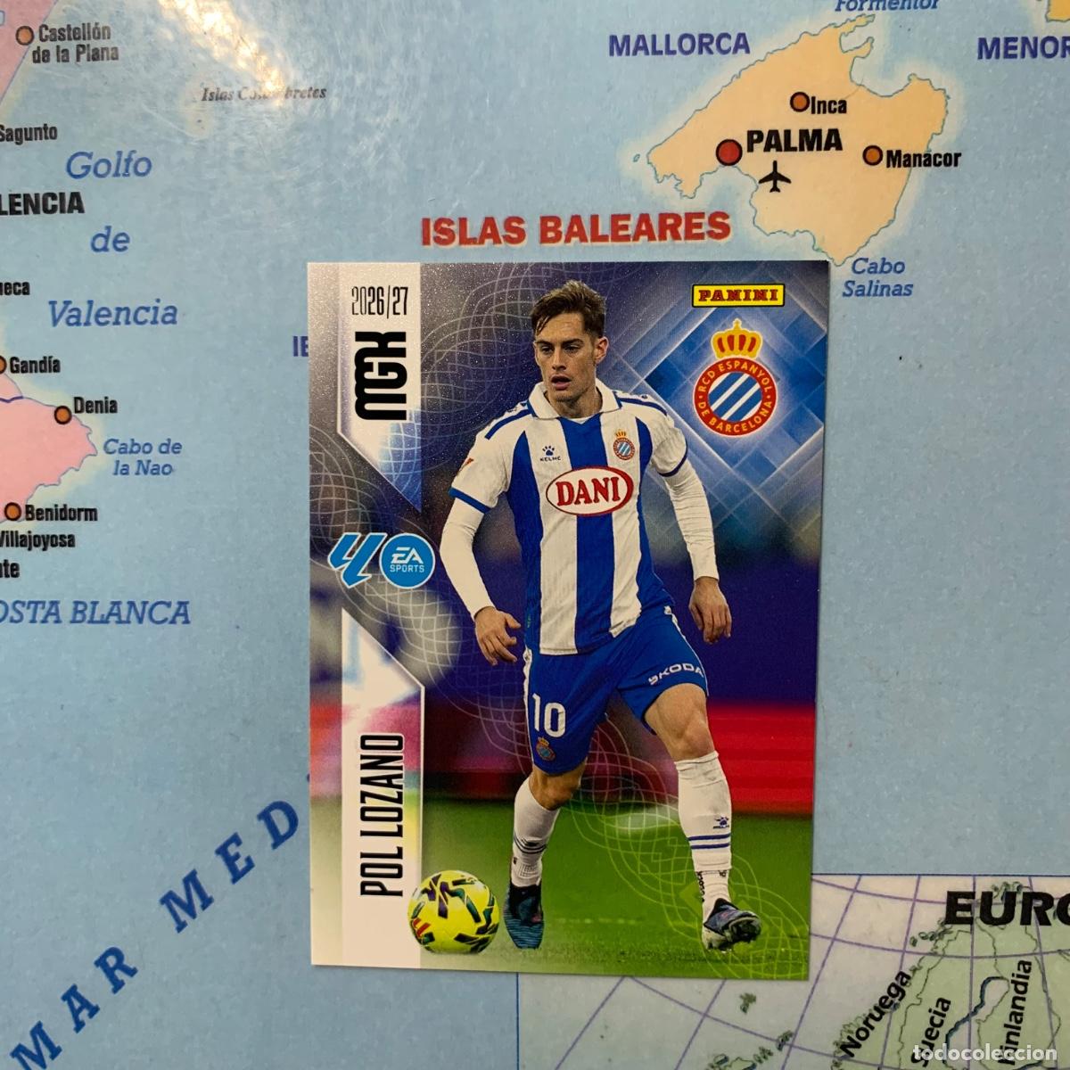 Cromos de f&uacute;tbol: Pol lozano N&uacute;mero 173 del Espa&ntilde;ol megacracks 26-27 2026-2027
