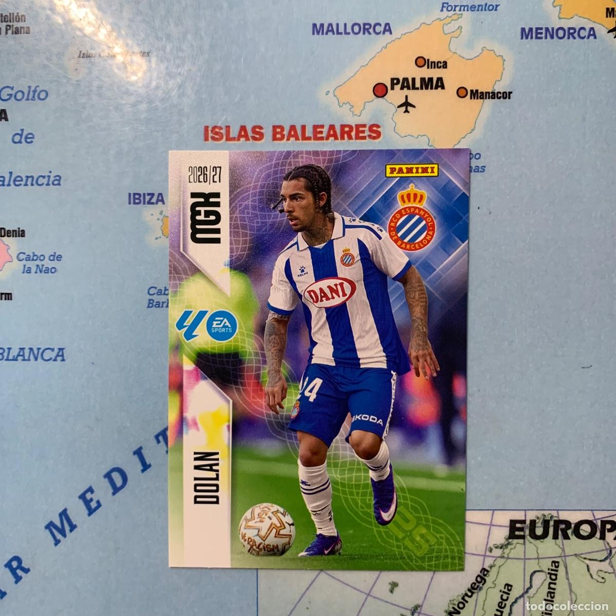 Cromos de f&uacute;tbol: Dolan N&uacute;mero 176 del Espa&ntilde;ol megacracks 26-27 2026-2027