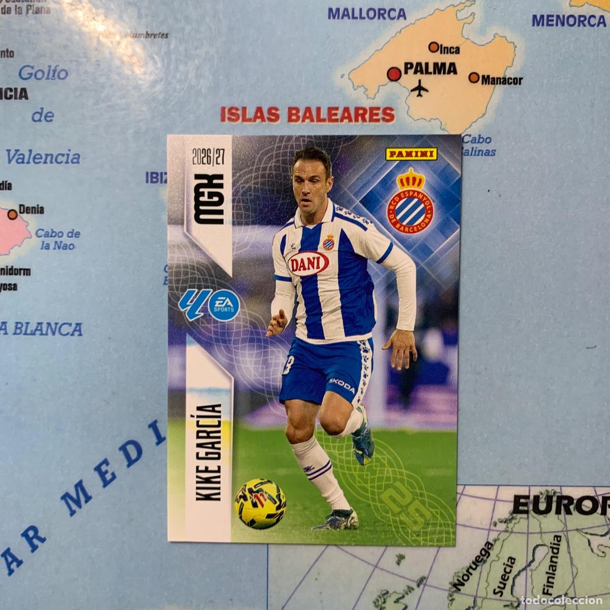 Cromos de Futebol: Kike Garc&iacute;a N&uacute;mero 179 del Espa&ntilde;ol megacracks 26-27 2026-2027