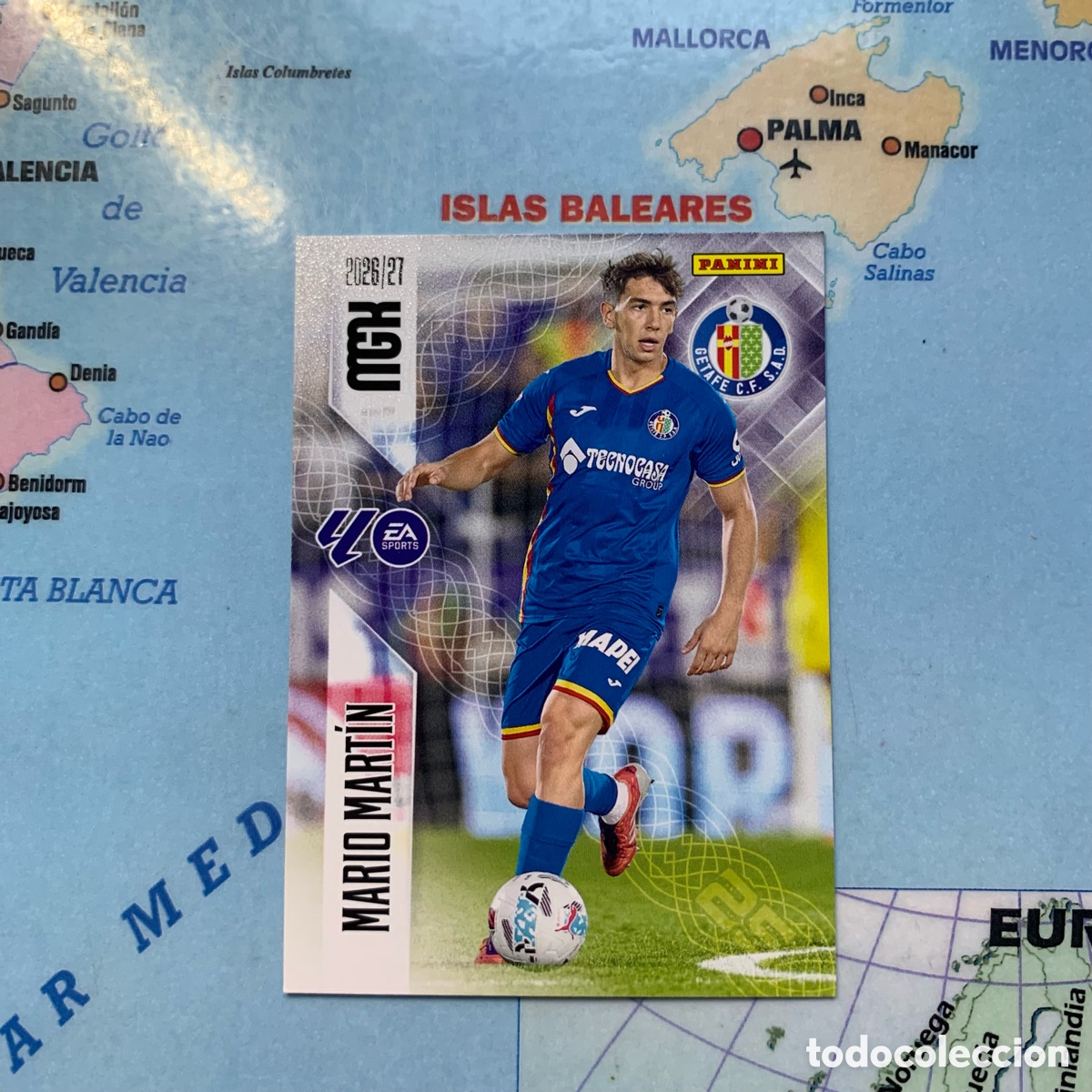 Cromos de Futebol: Mario Mart&iacute;n n&uacute;mero 190 del Getafe megacracks 26-27 2026-2027
