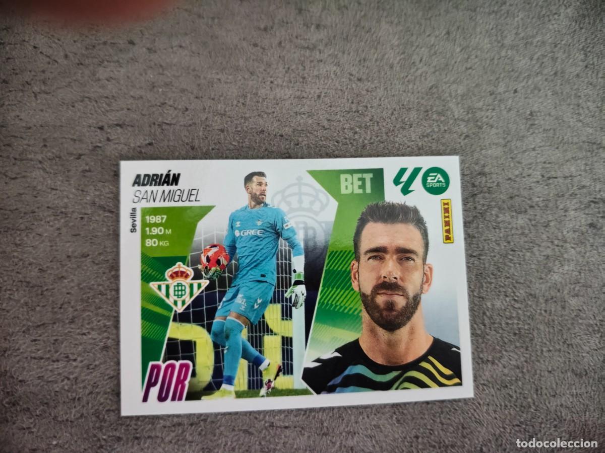 Cromos de f&uacute;tbol: Cromo 4 ADRI&Aacute;N SAN MIGUEL REAL BETIS. Colecci&oacute;n LALIGA F&uacute;tbol 2025-2026 PANINI Nuevo