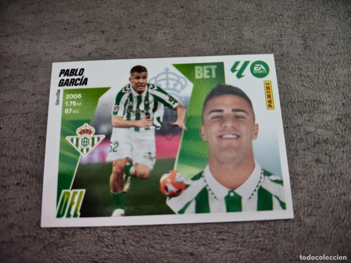 Cromos de f&uacute;tbol: Cromo 16 PABLO GARC&Iacute;A REAL BETIS. Colecci&oacute;n LALIGA F&uacute;tbol 2025-2026 PANINI Nuevo