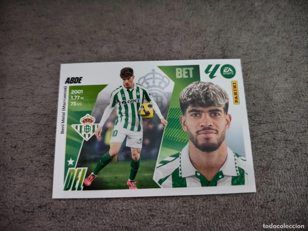 Cartes &agrave; collectionner de Football: Cromo 18 ABDE REAL BETIS. Colecci&oacute;n LALIGA F&uacute;tbol 2025-2026 PANINI Nuevo