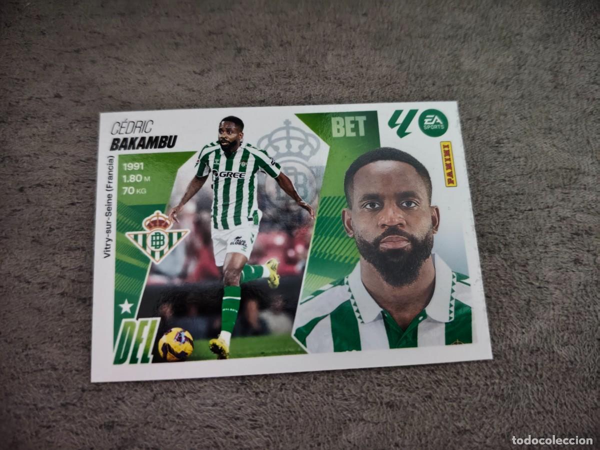 Cartes &agrave; collectionner de Football: Cromo 19 C&Eacute;DRIC BAKAMBU REAL BETIS. Colecci&oacute;n LALIGA F&uacute;tbol 2025-2026 PANINI Nuevo