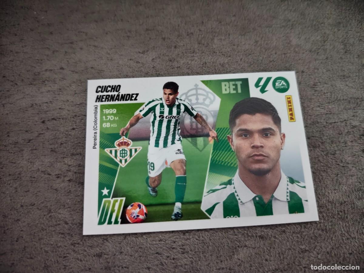 Cromos de f&uacute;tbol: Cromo 20 CUCHO HERN&Aacute;NDEZ REAL BETIS. Colecci&oacute;n LALIGA F&uacute;tbol 2025-2026 PANINI Nuevo
