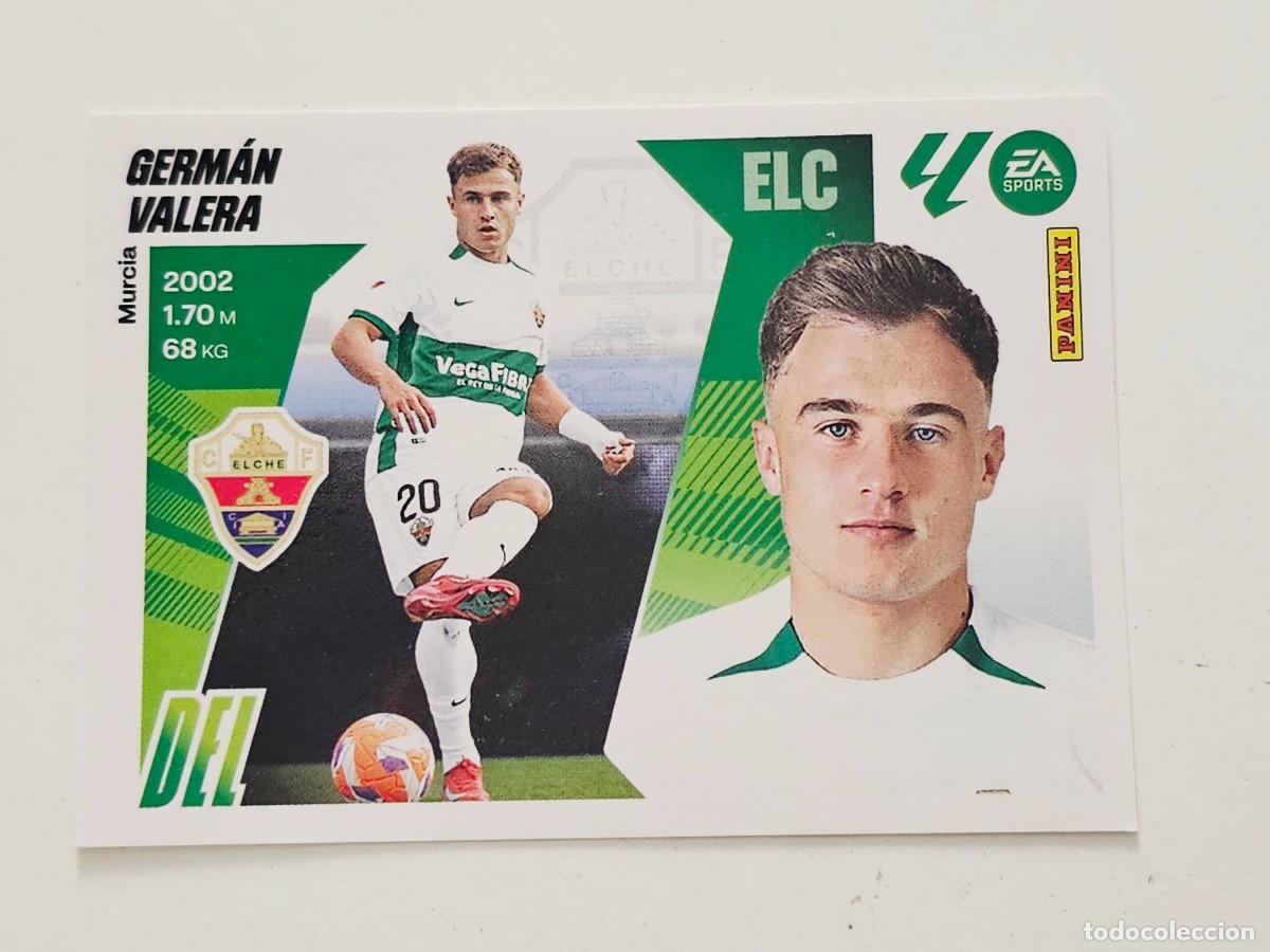 Cromos de f&uacute;tbol: 18 Germ&aacute;n Valera, Elche CF, Panini Ediciones Liga Este 2025 2026 25 26