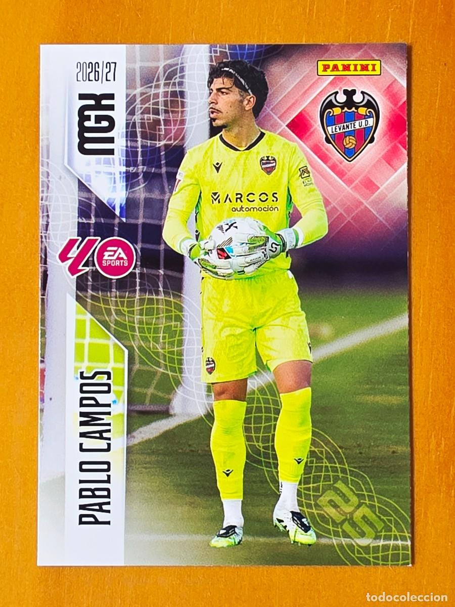 Cromos de f&uacute;tbol: 201 Pablo Campos, Levante UD, Panini Megacracks MGK 2026 2027 26 27