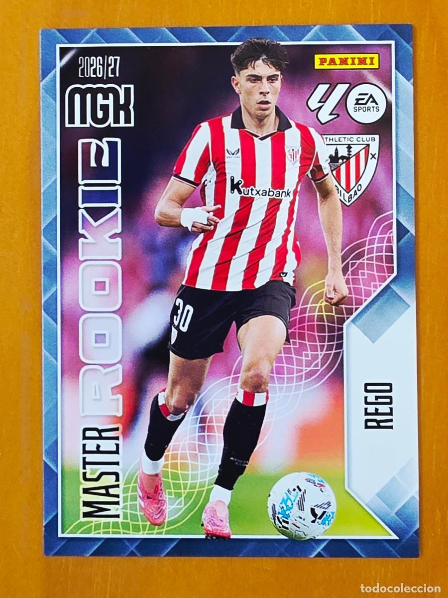 Cromos de f&uacute;tbol: 418 Alejandro Rego, Athletic Club de Bilbao, Master Rookie, Panini Megacracks MGK 2026 2027 26 27