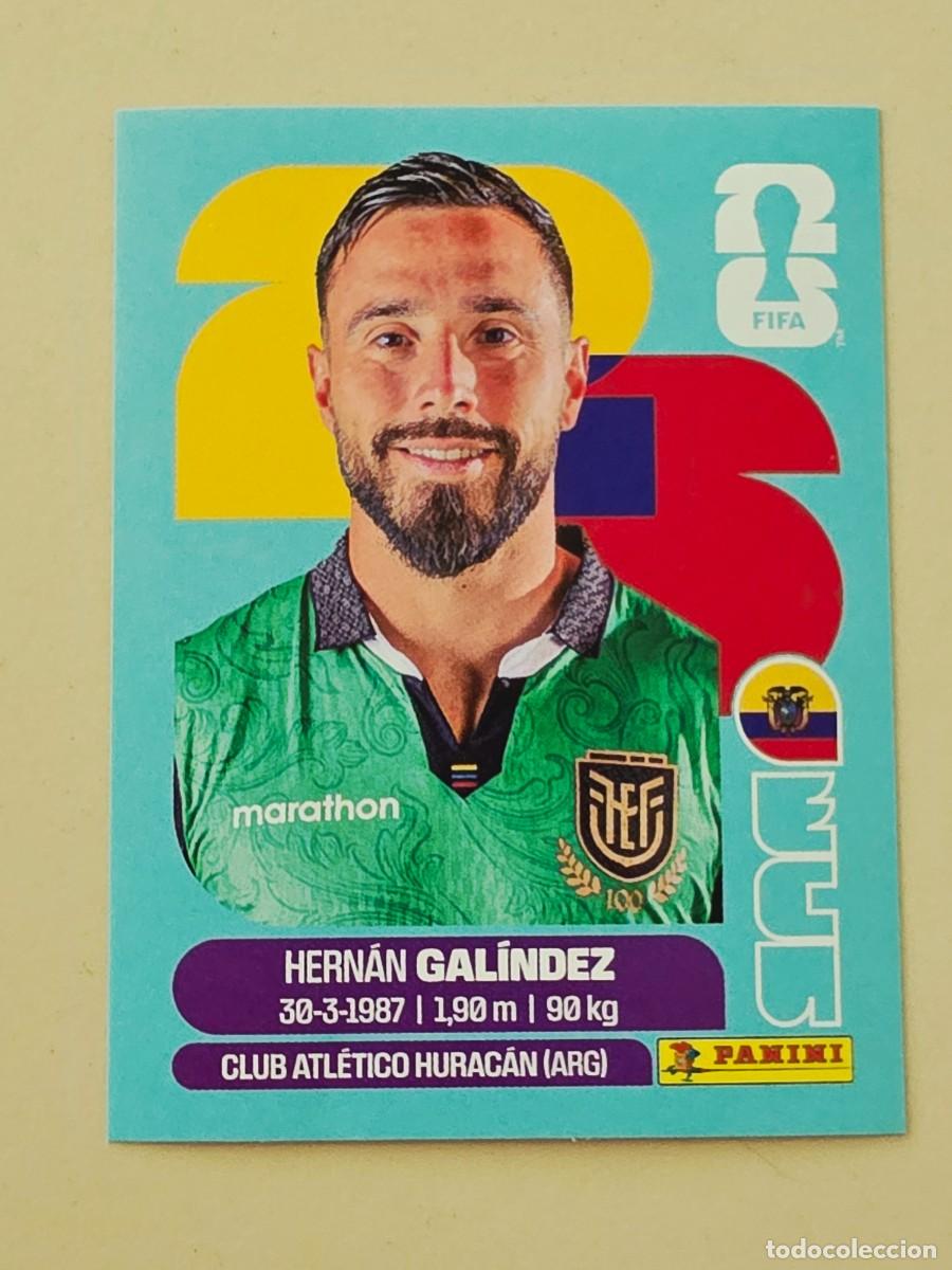 Football Stickers: ECU 2 Hern&aacute;ndez Gal&iacute;ndez, Ecuador, Panini FIFA World Cup Mundial 2026 Sticker