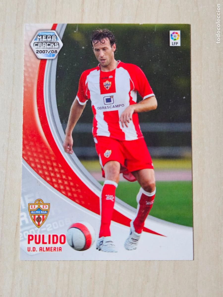 Football Stickers: CROMO N&ordm; 8 PULIDO - MEGACRACKS 2007 08 - ALMERIA