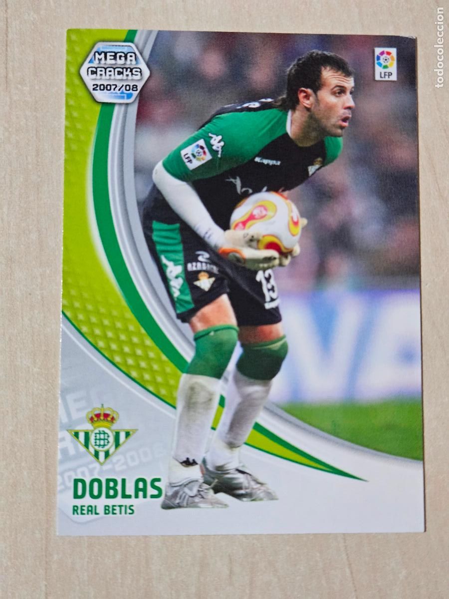 Figurine di Calcio: CROMO N&ordm; 74 DOBLAS - MEGACRACKS 2007 08 - REAL BETIS