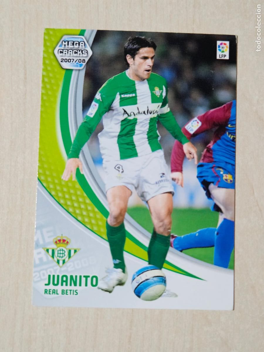 Fu&szlig;ball-Sticker: CROMO N&ordm; 77 JUANITO - MEGACRACKS 2007 08 - REAL BETIS