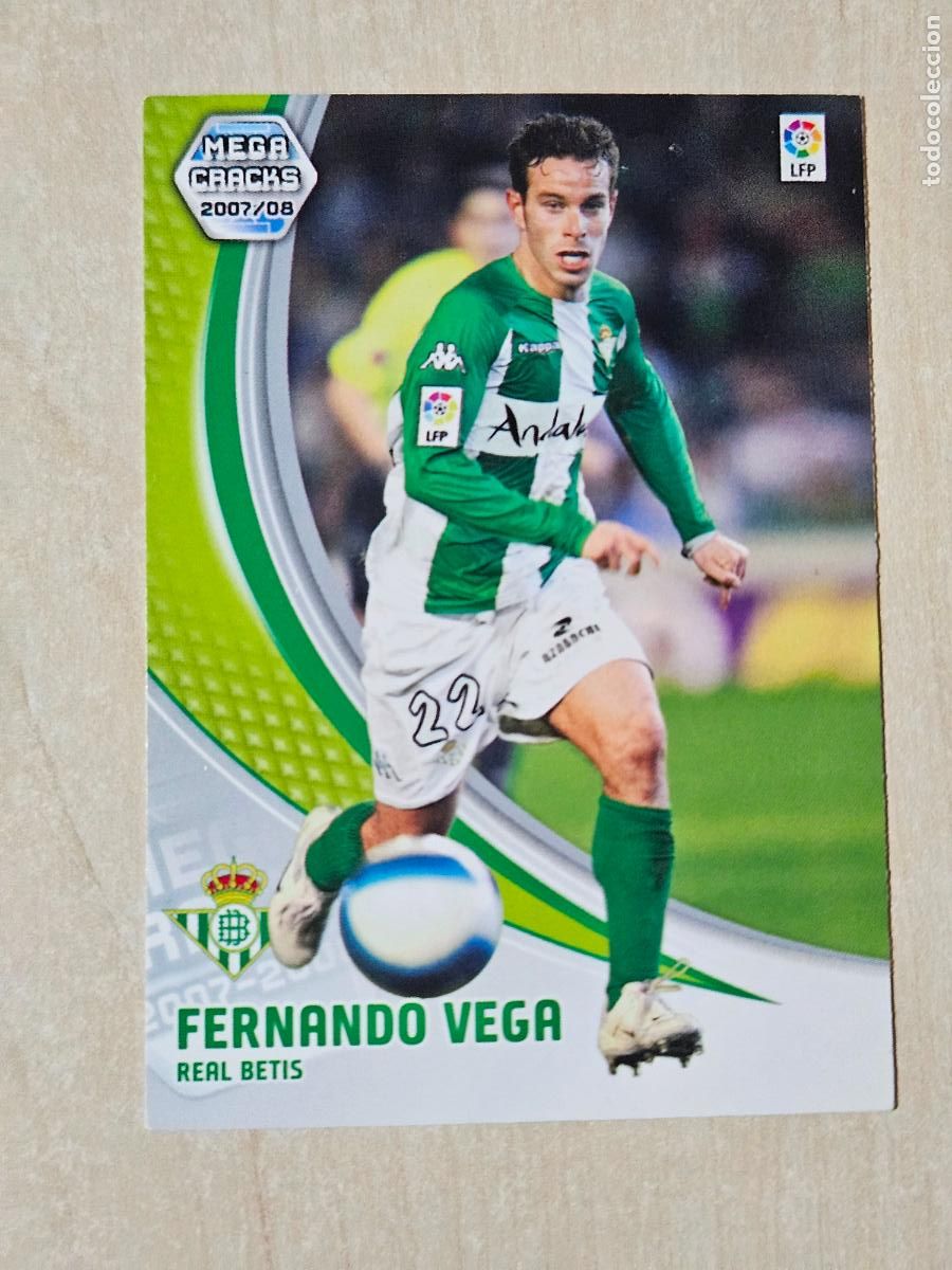 Fu&szlig;ball-Sticker: CROMO N&ordm; 79 FERNANDO VEGA - MEGACRACKS 2007 08 - REAL BETIS
