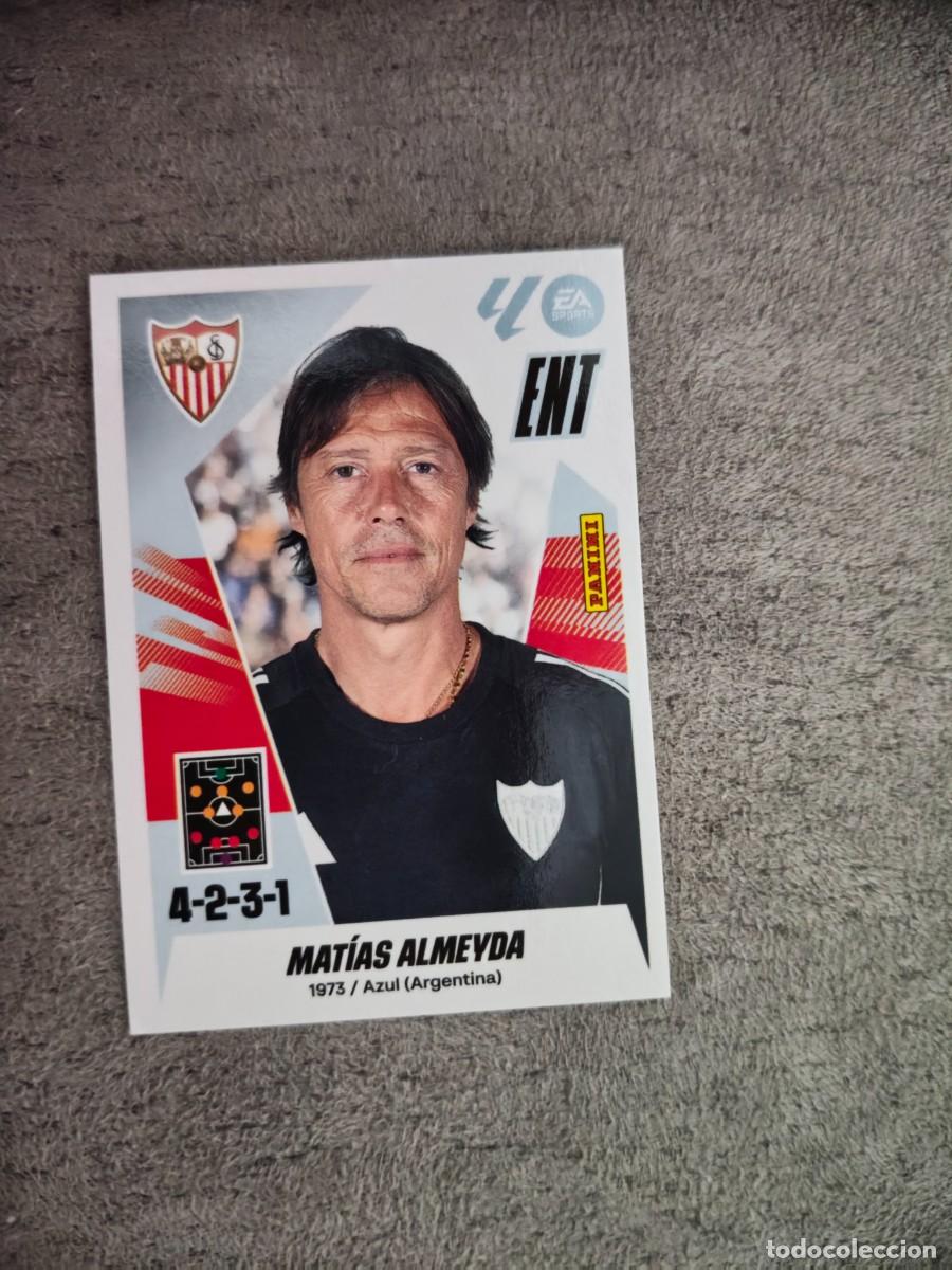 Football Stickers: Cromo 2 MAT&Iacute;AS ALMEYDA SEVILLA FC. Colecci&oacute;n LALIGA F&uacute;tbol 2025-2026 PANINI Nuevo