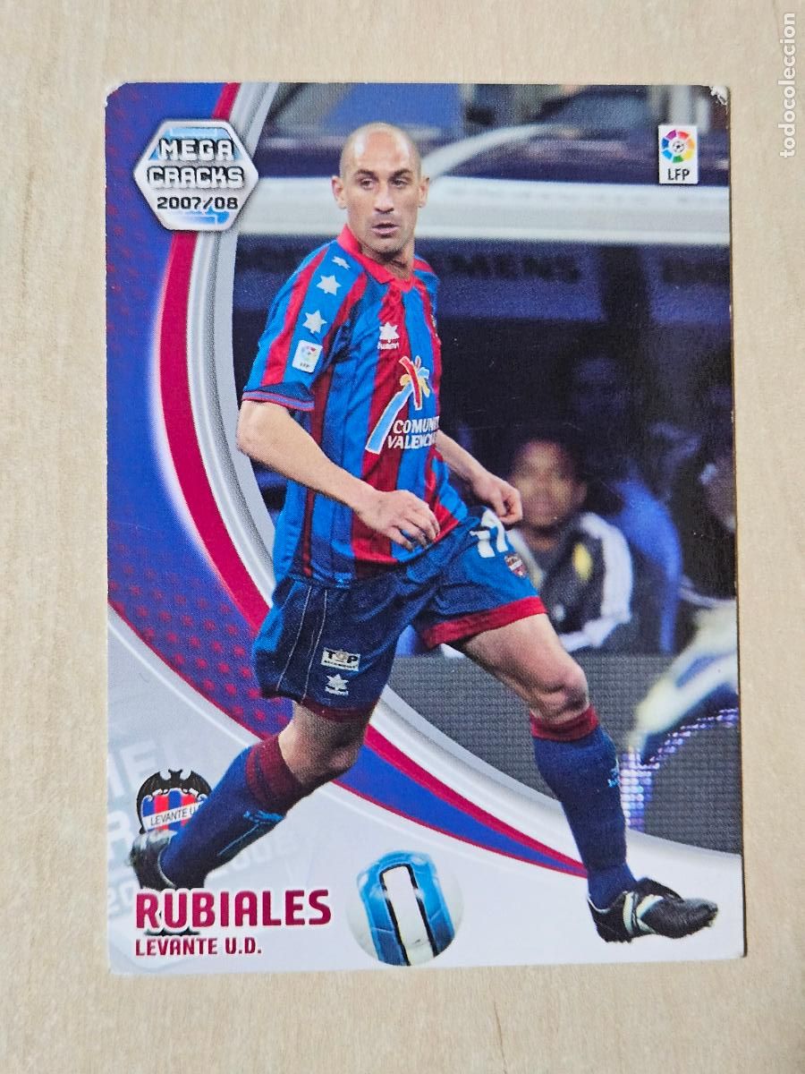 Figurine di Calcio: CROMO N&ordm; 152 RUBIALES - MEGACRACKS 2007 08 - LEVANTE