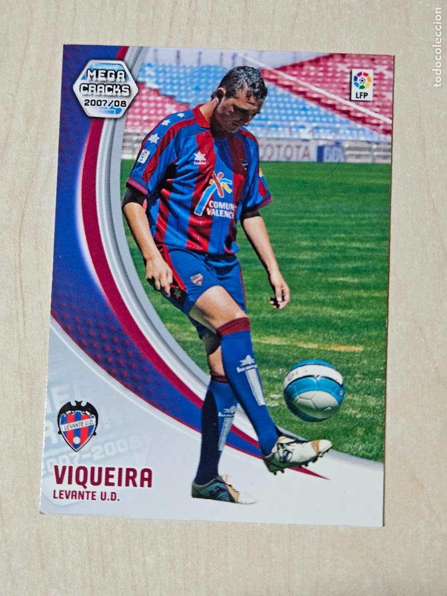 Figurine di Calcio: CROMO N&ordm; 157 VIQUEIRA - MEGACRACKS 2007 08 - LEVANTE