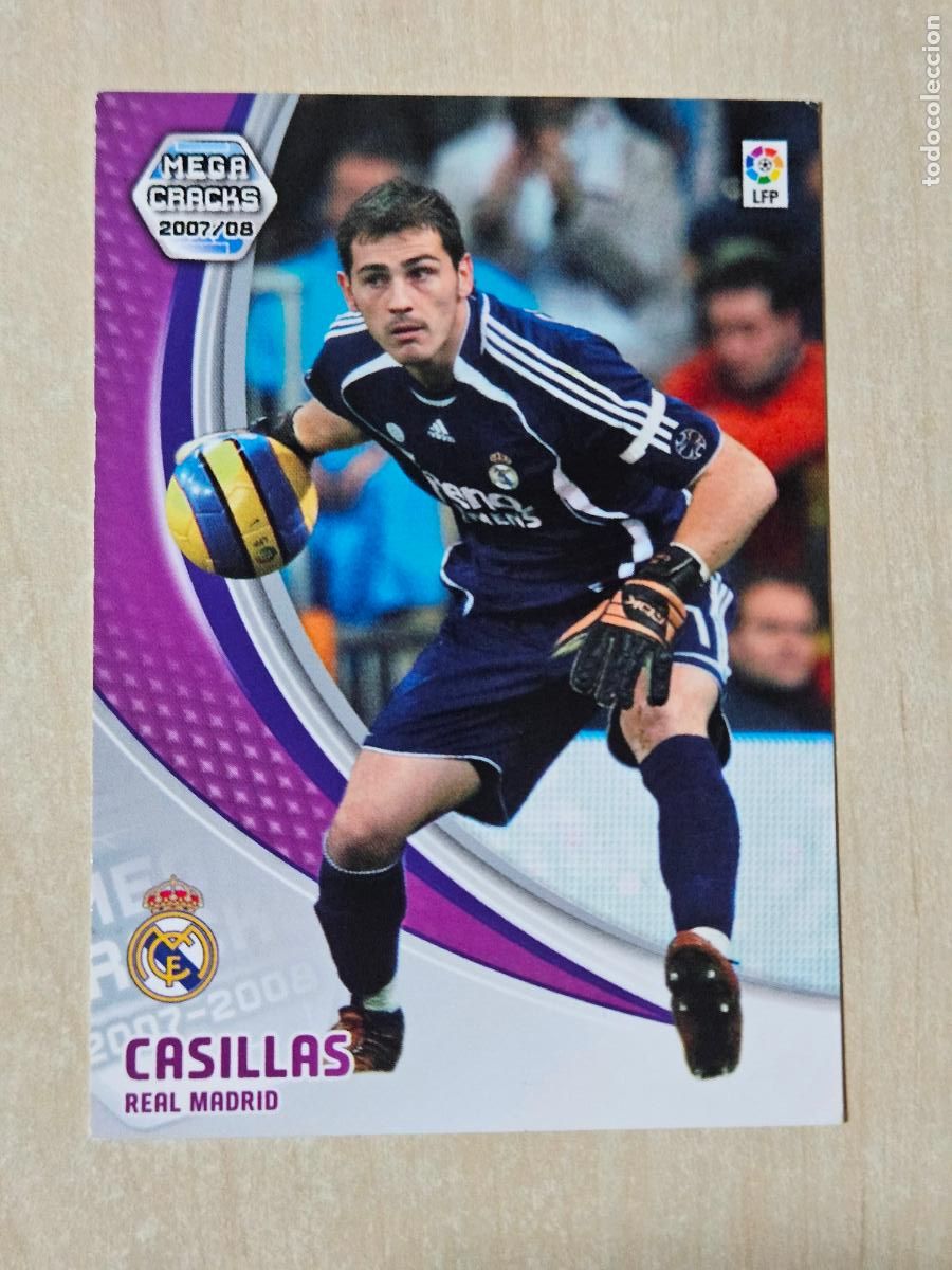 Cromos de f&uacute;tbol: CROMO N&ordm; 164 CASILLAS - MEGACRACKS 2007 08 - REAL MADRID
