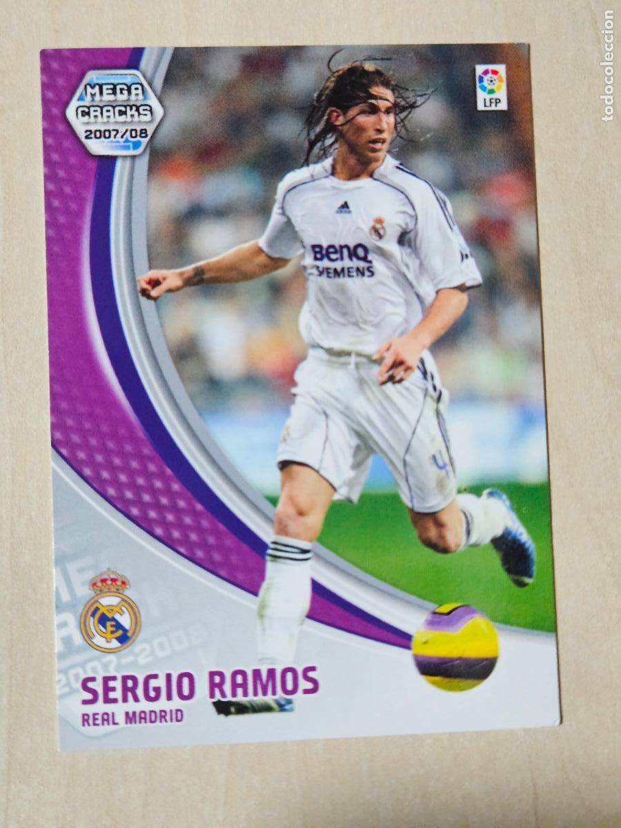 Cromos de f&uacute;tbol: CROMO N&ordm; 167 SERGIO RAMOS - MEGACRACKS 2007 08 - REAL MADRID