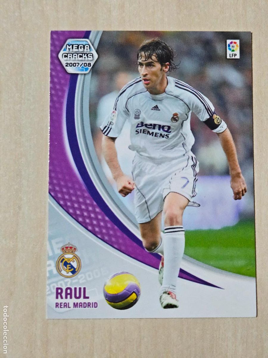 Cromos de f&uacute;tbol: CROMO N&ordm; 179 RAUL - MEGACRACKS 2007 08 - REAL MADRID