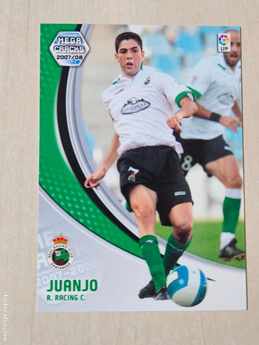 Fu&szlig;ball-Sticker: CROMO N&ordm; 252 JUANJO - MEGACRACKS 2007 08 - RACING DE SANTANDER