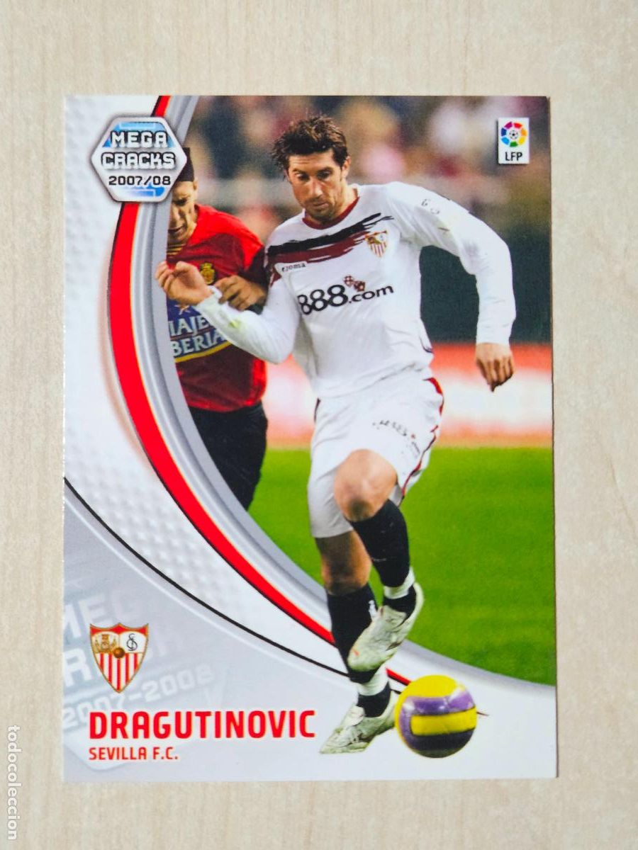 Fu&szlig;ball-Sticker: CROMO N&ordm; 277 DRAGUTINOVIC - MEGACRACKS 2007 08 - SEVILLA