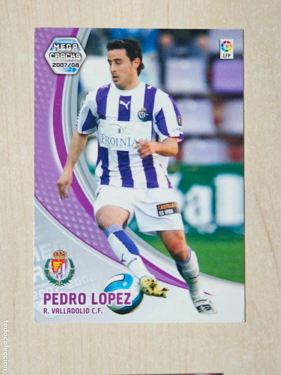 Fu&szlig;ball-Sticker: CROMO N&ordm; 309 PERO LOPEZ - MEGACRACKS 2007 08 - REAL VALLADOLID