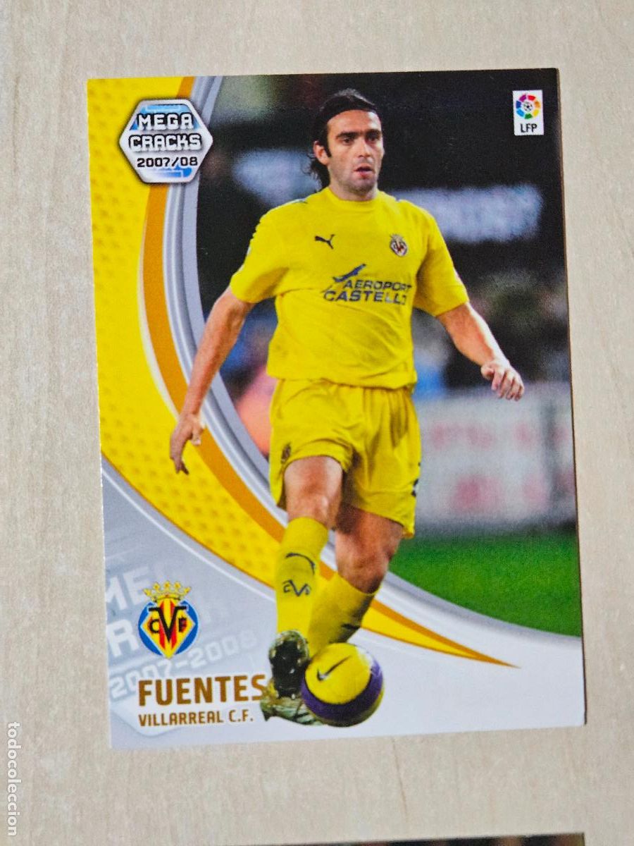 Cromos de f&uacute;tbol: CROMO N&ordm; 329 FUENTES - MEGACRACKS 2007 08 - VILLARREAL