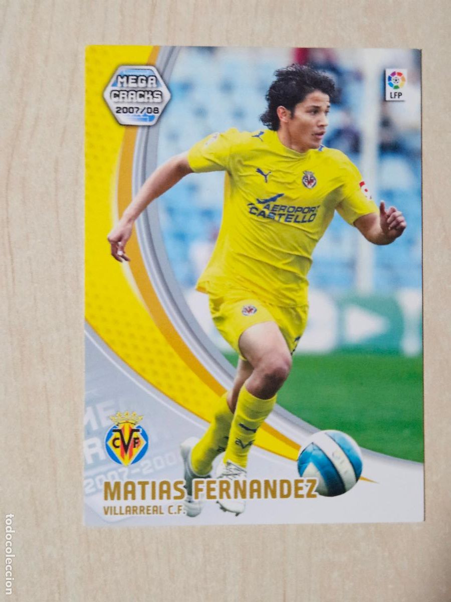 Cromos de f&uacute;tbol: CROMO N&ordm; 337 MATIAS FERNANDEZ - MEGACRACKS 2007 08 - VILLARREAL