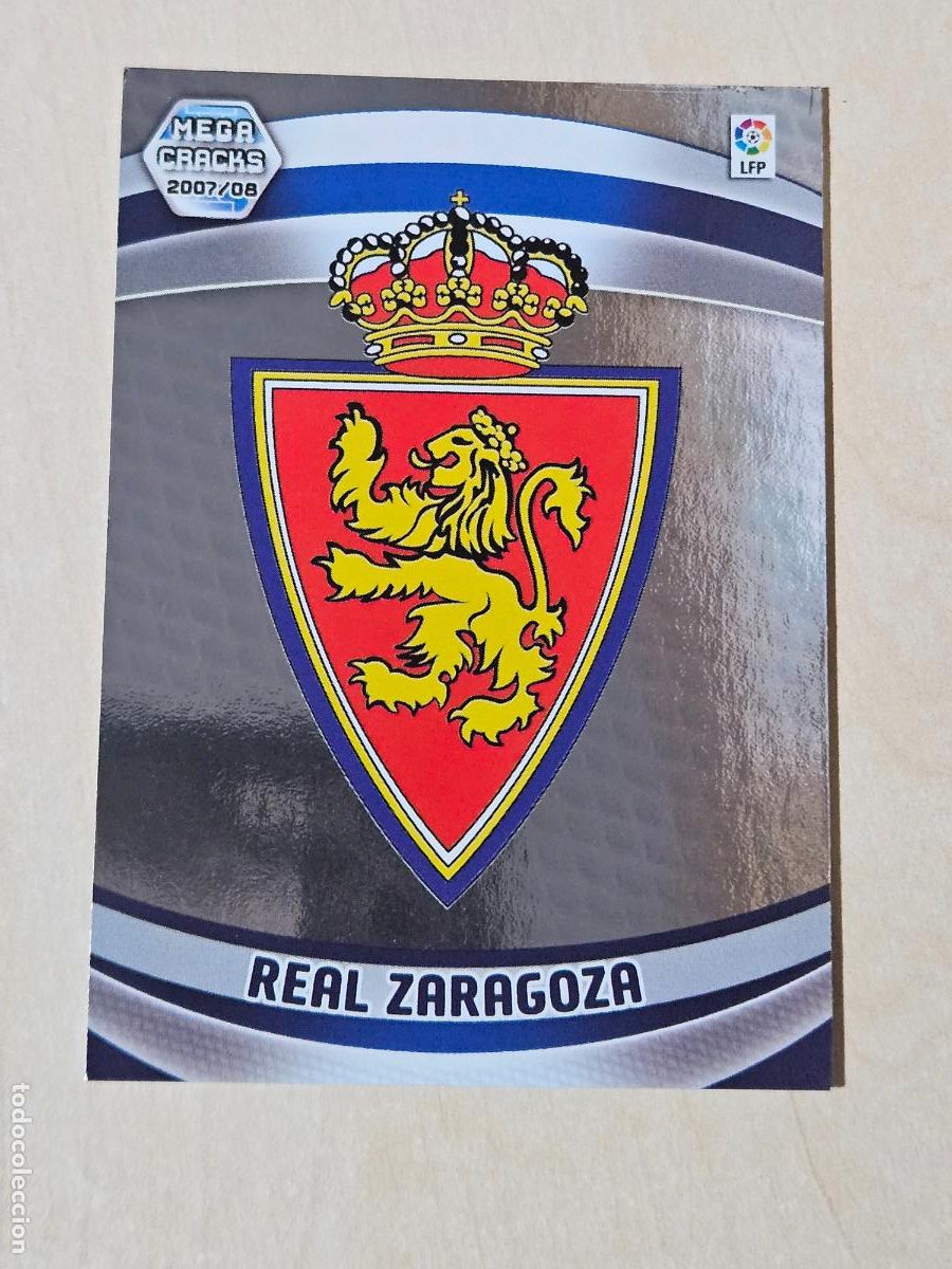 Cromos de f&uacute;tbol: CROMO N&ordm; 343 ESCUDO - MEGACRACKS 2007 08 - REAL ZARAGOZA