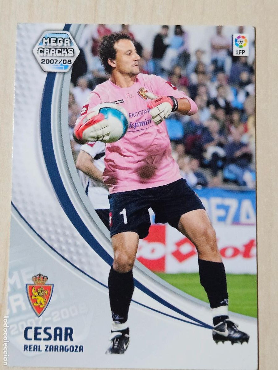 Cromos de f&uacute;tbol: CROMO N&ordm; 344 CESAR - MEGACRACKS 2007 08 - REAL ZARAGOZA