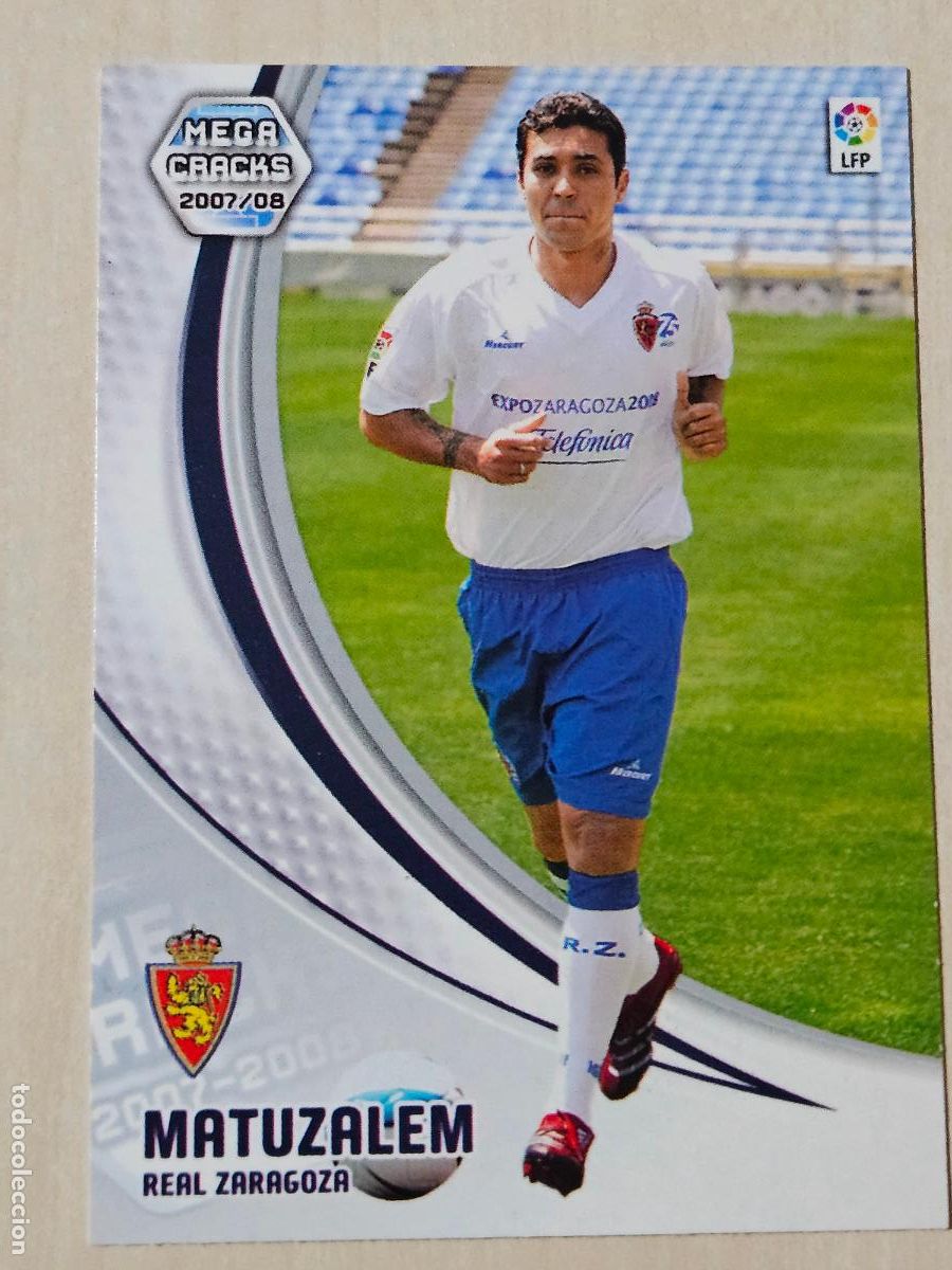 Cromos de f&uacute;tbol: CROMO N&ordm; 355 MATUZALEM - MEGACRACKS 2007 08 - REAL ZARAGOZA