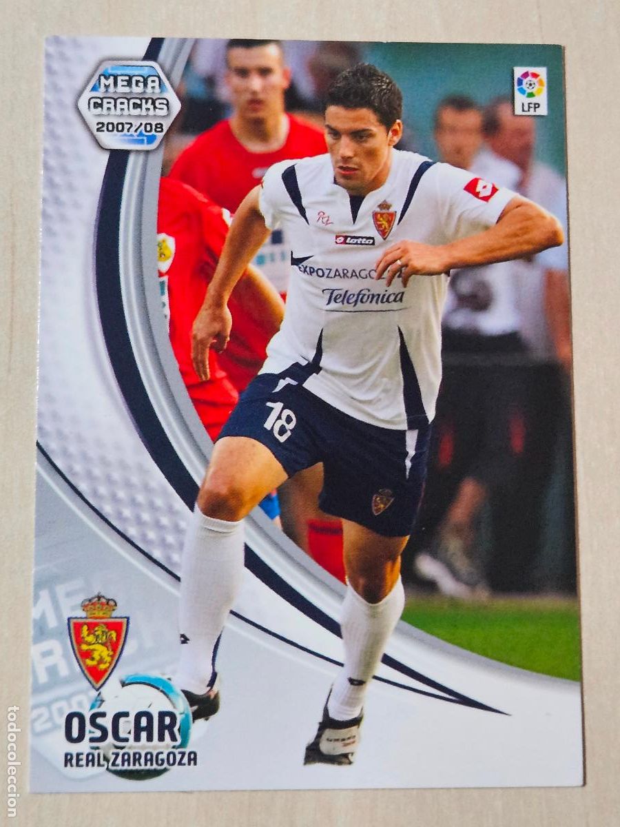 Cromos de f&uacute;tbol: CROMO N&ordm; 356 OSCAR - MEGACRACKS 2007 08 - REAL ZARAGOZA