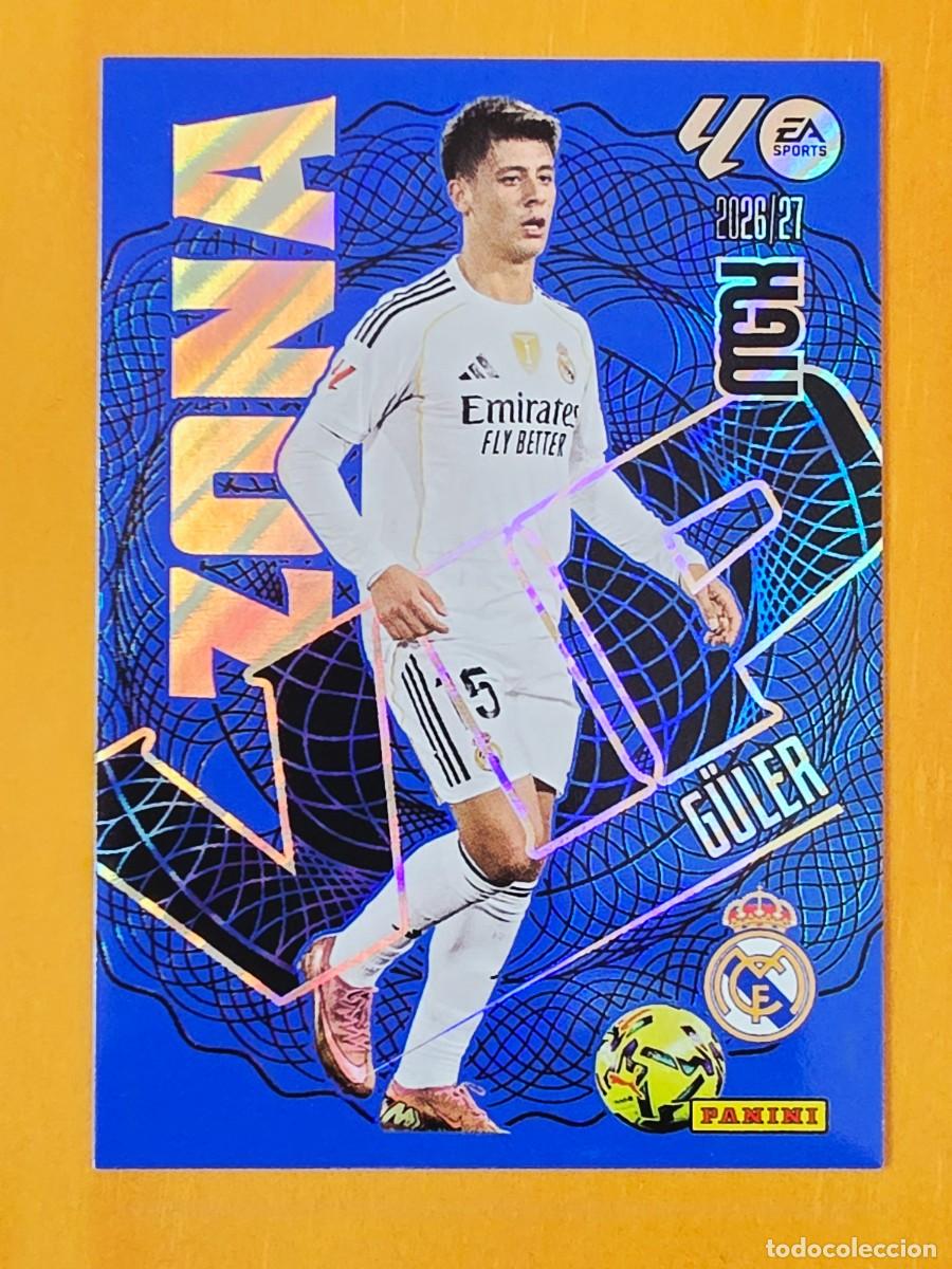 Cromos de f&uacute;tbol: 396 Arda G&uuml;ler, Real Madrid, Zona VIP, Panini Megacracks MGK 2026 2027 26 27