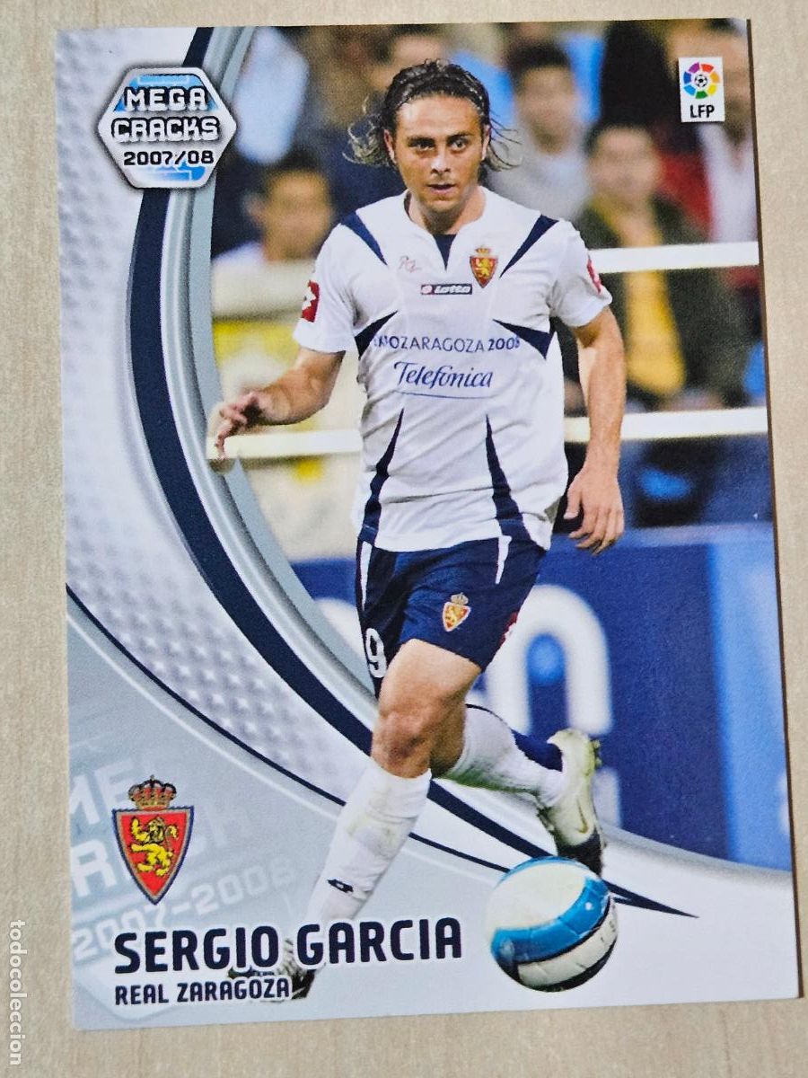 Cromos de f&uacute;tbol: CROMO N&ordm; 359 SERGIO GARCIA - MEGACRACKS 2007 08 - REAL ZARAGOZA