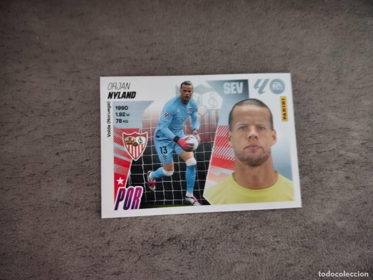 Cromos de Futebol: Cromo 3 ORJAN NYLAND SEVILLA FC. Colecci&oacute;n LALIGA F&uacute;tbol 2025-2026 PANINI Nuevo
