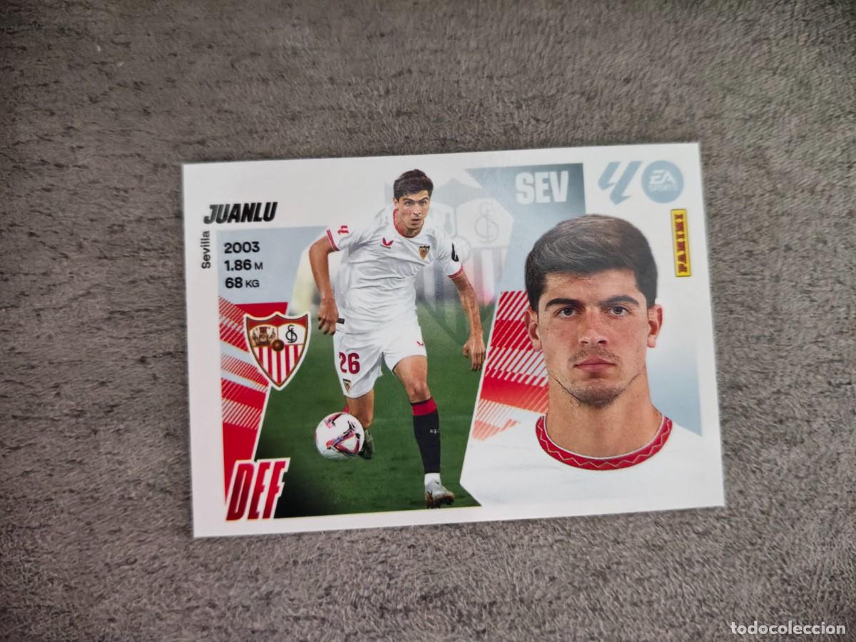 Cromos de f&uacute;tbol: Cromo 6 JUANLU SEVILLA FC. Colecci&oacute;n LALIGA F&uacute;tbol 2025-2026 PANINI Nuevo