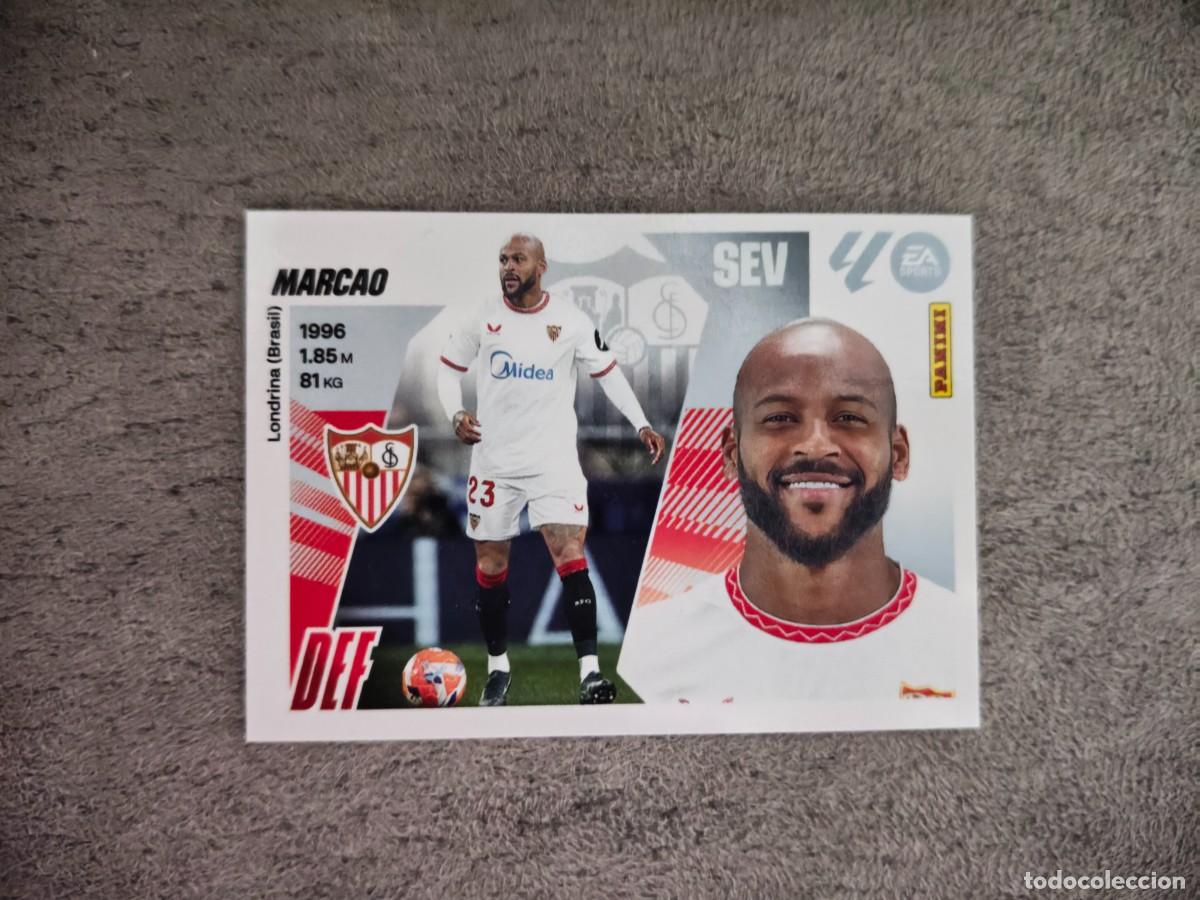 Figurine di Calcio: Cromo 7B MARCAO SEVILLA FC. Colecci&oacute;n LALIGA F&uacute;tbol 2025-2026 PANINI Nuevo
