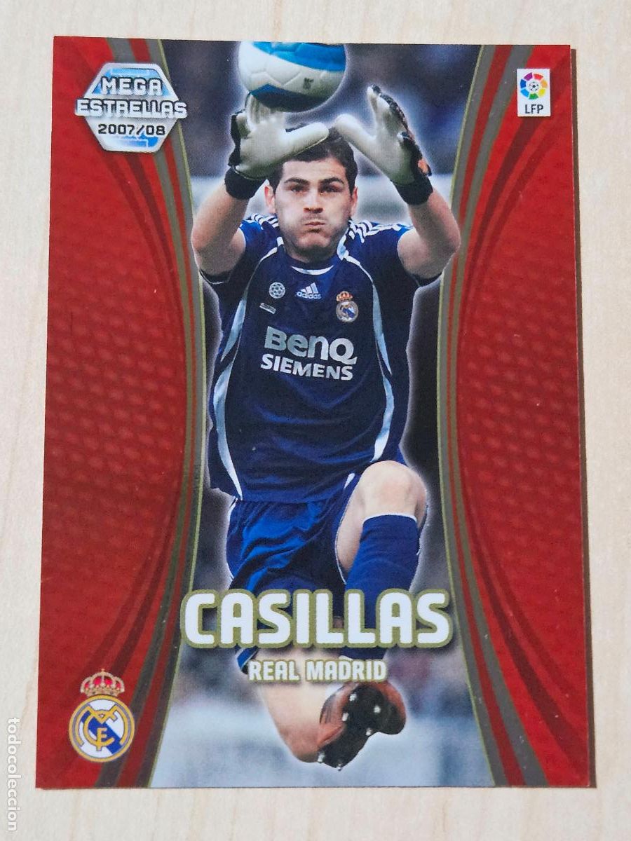 Cromos de f&uacute;tbol: CROMO N&ordm; 361 CASILLAS - MEGACRACKS 2007 08 - MEGA ESTRELLAS