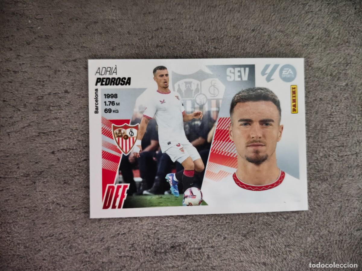 Cromos de f&uacute;tbol: Cromo 10 ADRI&Agrave; PEDROSA SEVILLA FC. Colecci&oacute;n LALIGA F&uacute;tbol 2025-2026 PANINI Nuevo