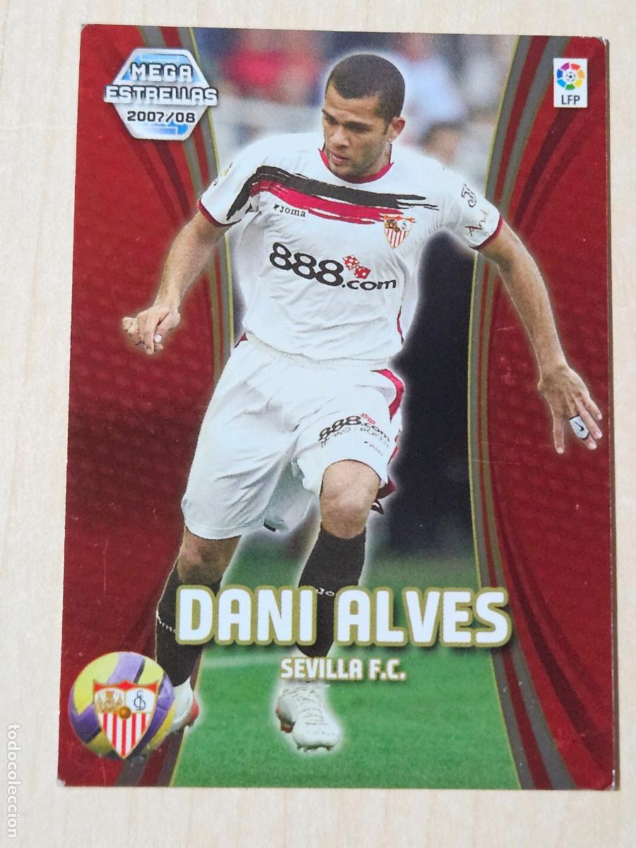 Cromos de f&uacute;tbol: CROMO N&ordm; 365 DANI ALVES - MEGACRACKS 2007 08 - MEGA ESTRELLAS