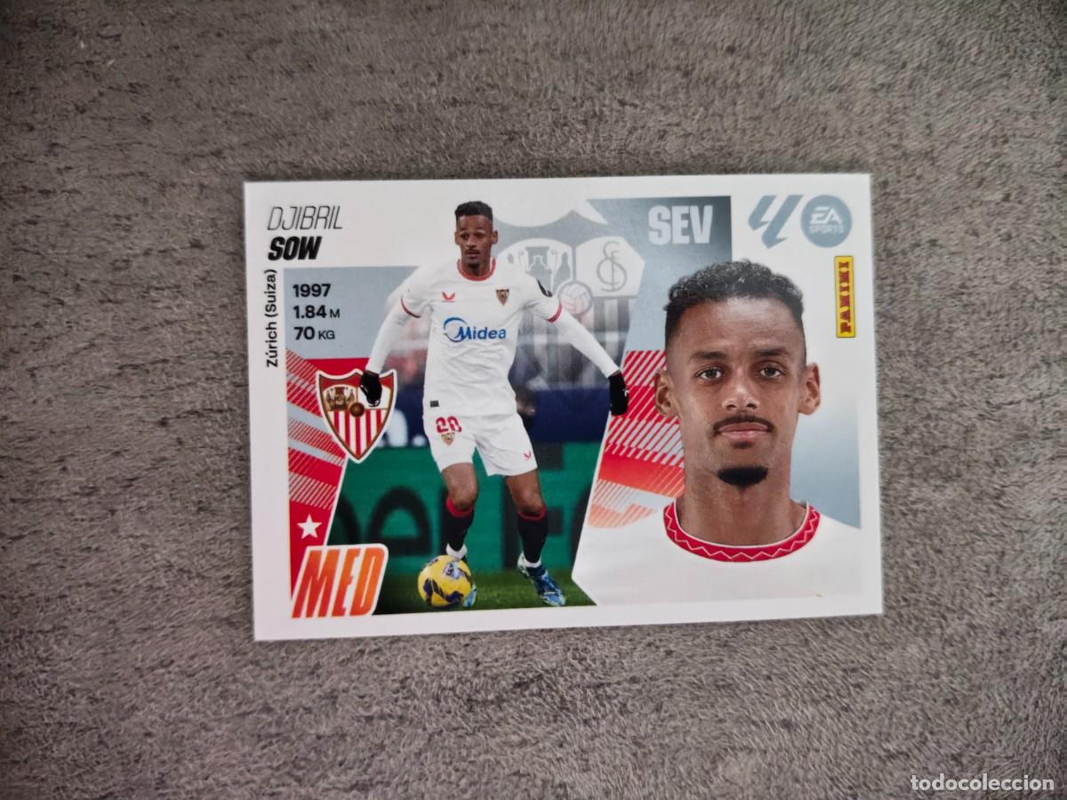 Cromos de f&uacute;tbol: Cromo 12 DJIBRIL SOW SEVILLA FC. Colecci&oacute;n LALIGA F&uacute;tbol 2025-2026 PANINI Nuevo