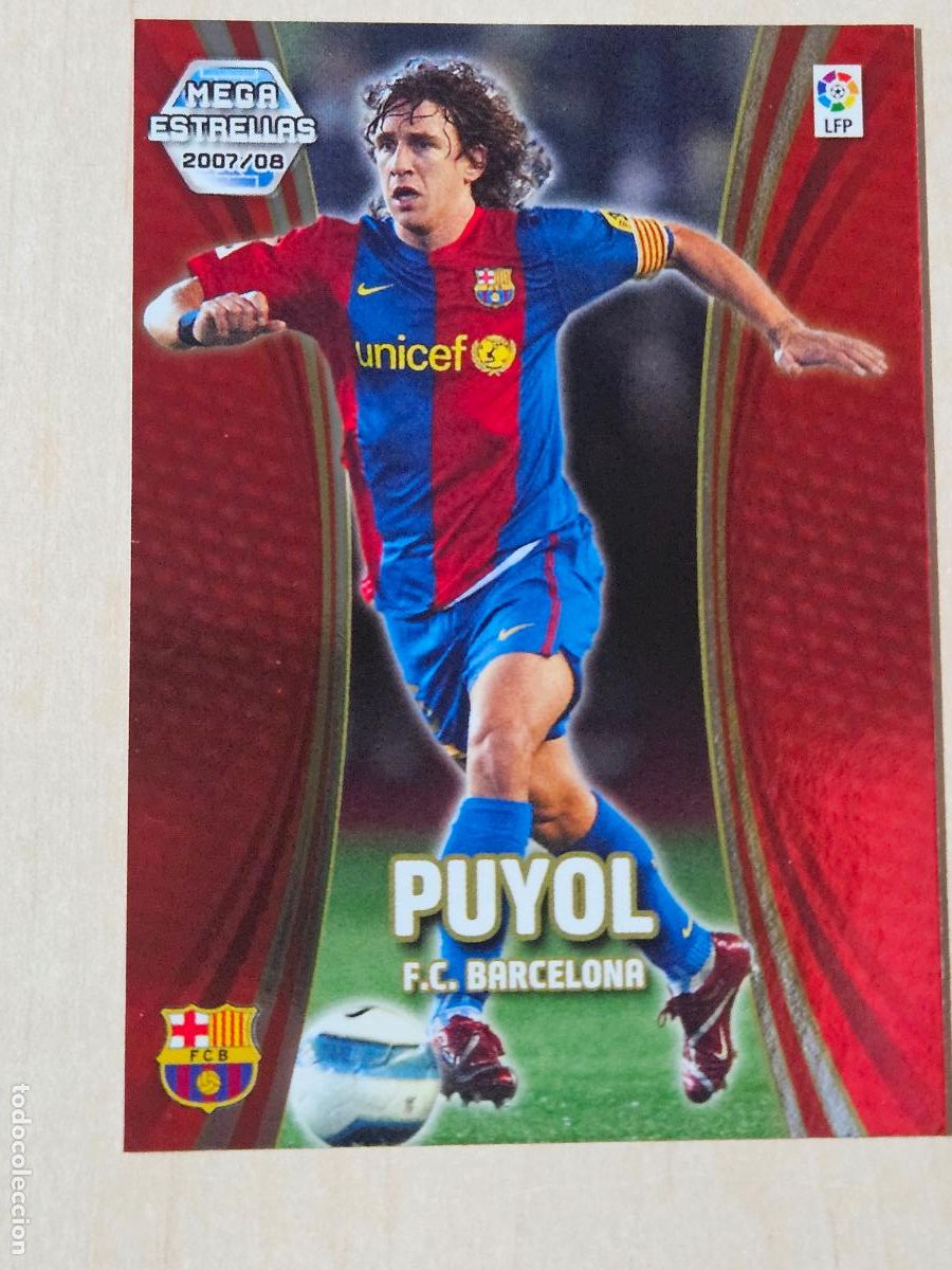 Cromos de f&uacute;tbol: CROMO N&ordm; 367 PUYOL - MEGACRACKS 2007 08 - MEGA ESTRELLAS