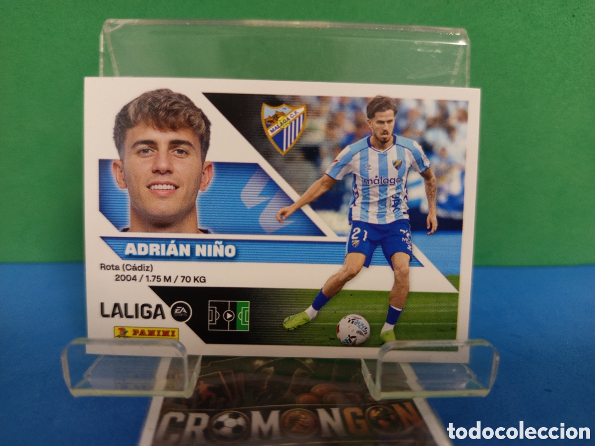Cromos de Futebol: ❇️ CROMO ⚽ 18.- ADRI&Aacute;N NI&Ntilde;O (MALAGA) - COLECCIONES ESTE 2026/27 (PANINI) ❇️