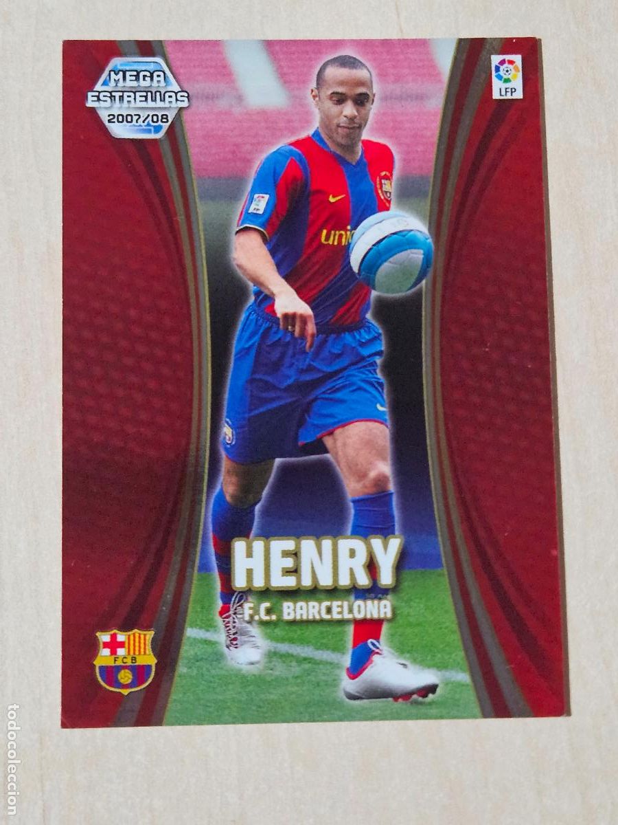 Cromos de f&uacute;tbol: CROMO N&ordm; 383 HENRY - MEGACRACKS 2007 08 - MEGA ESTRELLAS