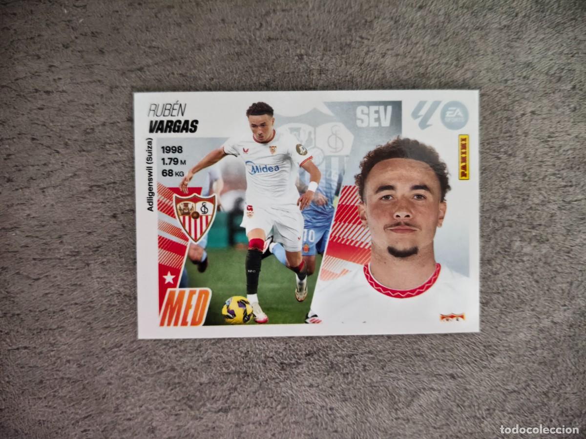 Cromos de f&uacute;tbol: Cromo 14 RUB&Eacute;N VARGAS SEVILLA FC. Colecci&oacute;n LALIGA F&uacute;tbol 2025-2026 PANINI Nuevo