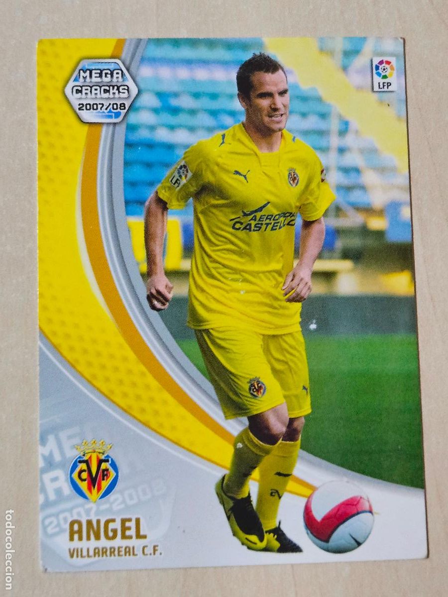 Cromos de f&uacute;tbol: CROMO N&ordm; 486 ANGEL - MEGACRACKS 2007 08 - NUEVO FICHAJE